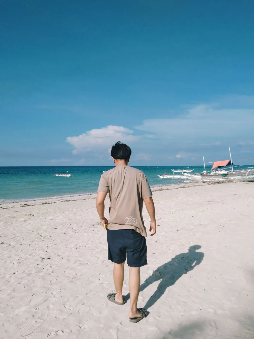 Una escena de playa en Bantayan.