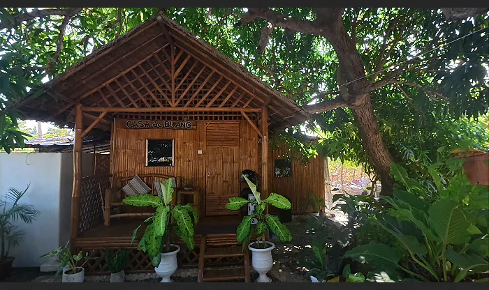 Casa de bambú del episodio de Moalboal